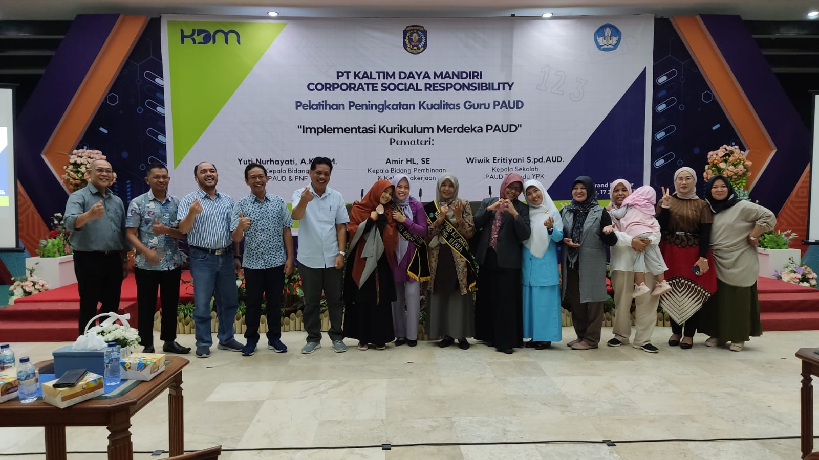 Gelar Pelatihan IKM PAUD, CSR PT KDM dalam Mendukung Peningkatan Kualitas Guru