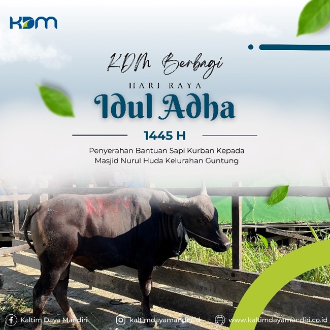 KDM SALURKAN BANTUAN HEWAN KURBAN KEPADA MASYARAKAT DI LINGKUNGAN KERJA PERUSAHAAN