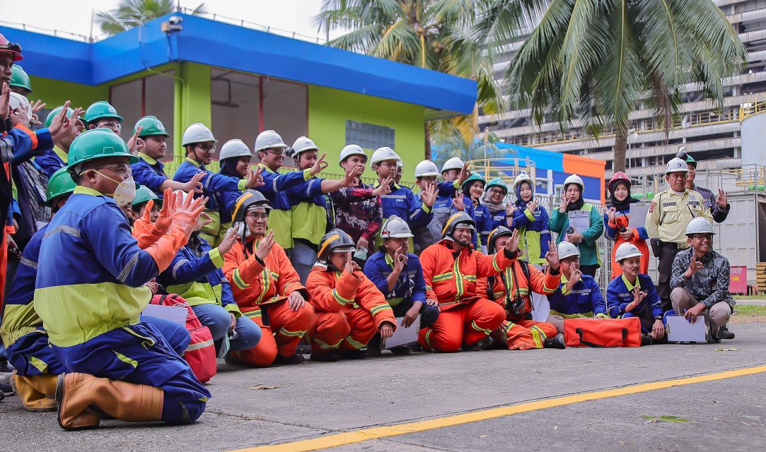 PT Kaltim Daya Mandiri Gelar Latihan Tanggap Darurat di Area Substation Tanjung Harapan