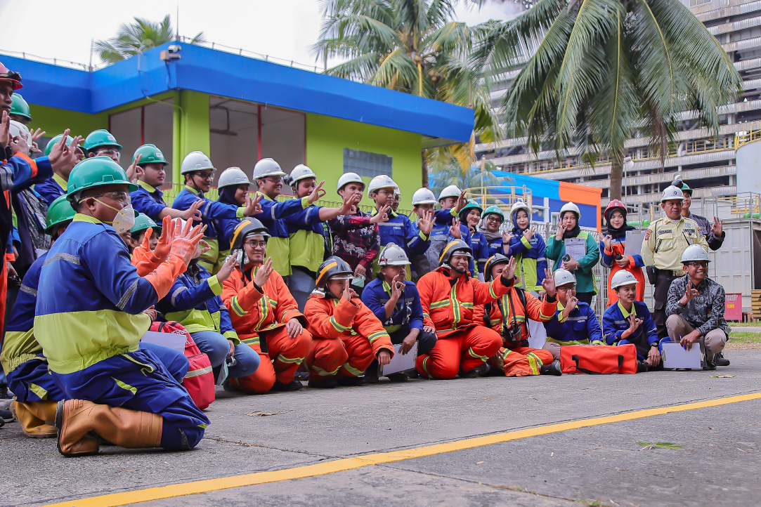 PT Kaltim Daya Mandiri Gelar Latihan Tanggap Darurat di Area Substation Tanjung Harapan