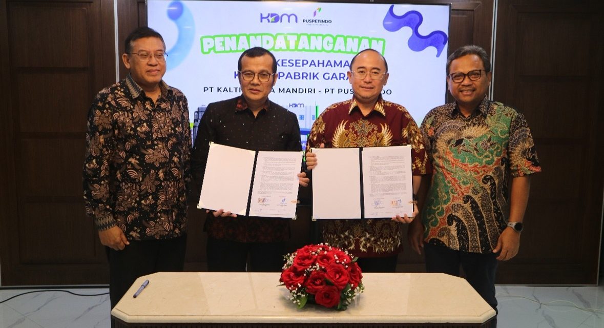 Dorong Pengembangan Industri Garam Nasional, PT Kaltim Daya Mandiri Teken MoU dengan PT Puspetindo