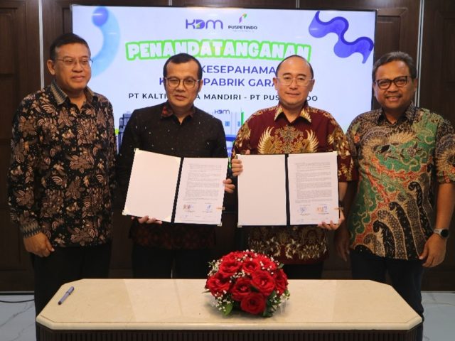 Dorong Pengembangan Industri Garam Nasional, PT Kaltim Daya Mandiri Teken MoU dengan PT Puspetindo